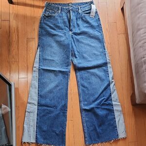 BDG Two-Tone Flare Jeans- Women's Size 29